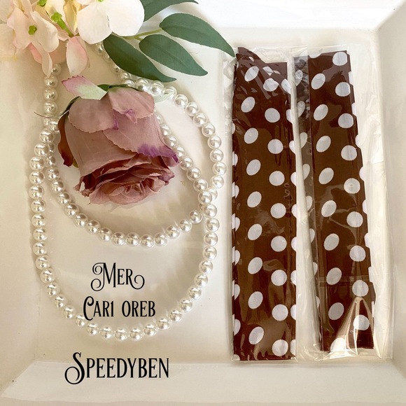 Purse Hair Ribbon Skinny Scarf Set 3/$20 - Picture 3 of 11